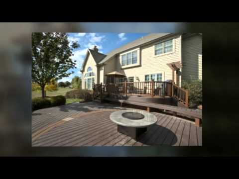 Custom Curved Trex Deck With Fire Pit Youtube