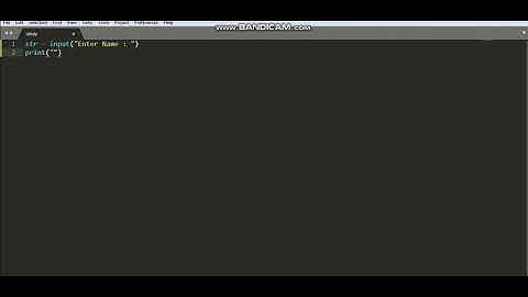 Simple "Hello" program in python using Sublime text 3
