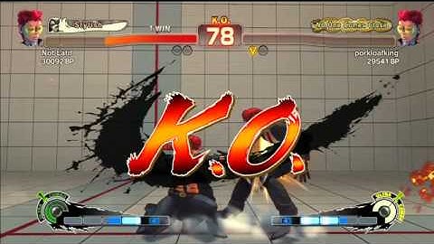 SSF4: Not Latif (C. Viper) VS porkloafking [wolfkrone] (C. Viper) - Endless Battle