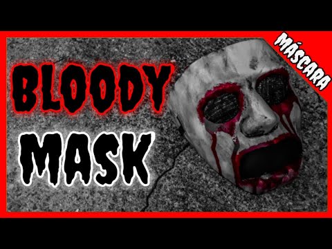 DIY - Como Fazer uma Máscara Ensanguentada, (Bloody Mask)!! - YouTube