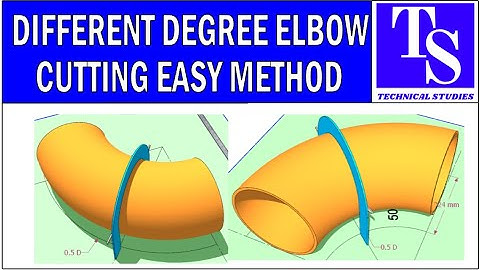 HOW TO MARK DIFFERENT DEGREE ELBOWS