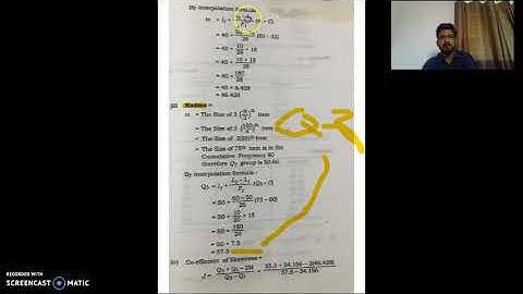 B.Com Sem 2 - Statistics and Business Mathematics - Lecture 20