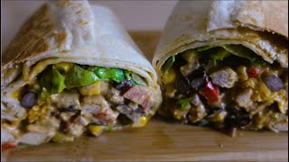 Chicken and Black Bean Burritos - Better than Taco Bell | ChunsBuns