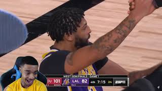 FlightReacts Rockets vs Lakers - Full Game 1 Highlights | September 4, 2020 NBA Playoffs!