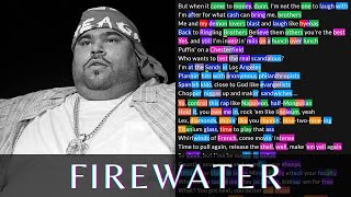 Big Pun &amp; Raekwon - Firewater | Lyrics, Rhymes Highlighted