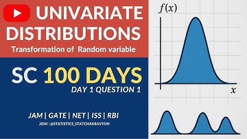 D1Q1 | Univariate Distributions | 100 Days | JAM GATE NET ISS RBI