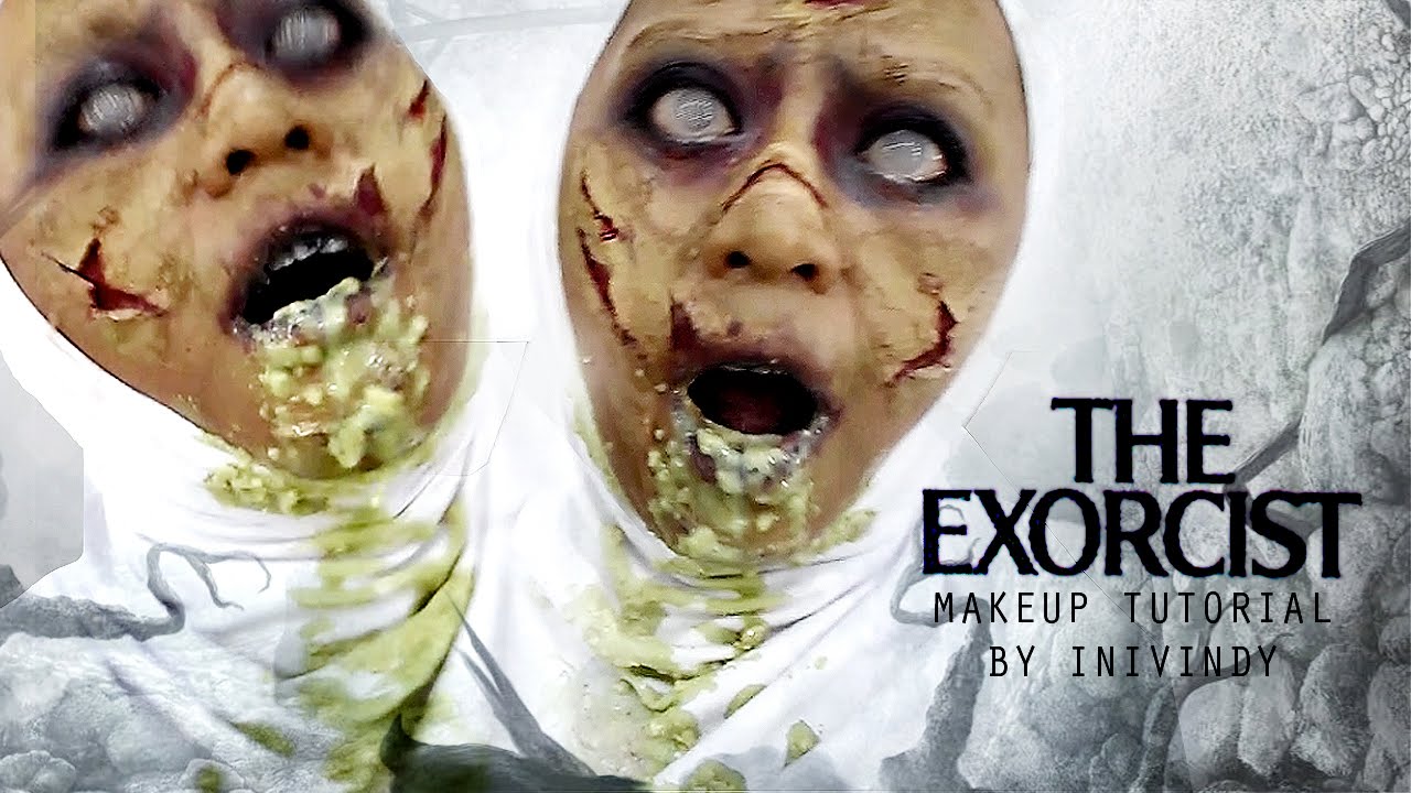 Kesurupan Makeup Tutorial The Exorcist SFX Inivindy YouTube