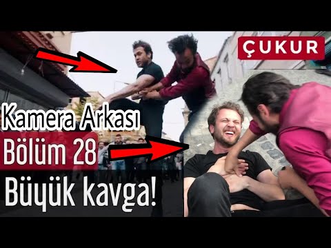 Çukur - Vartolu Ve Yamaç Dövüş Sahnesi Kamera Arkası HD