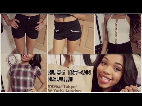 TRY-ON HAUL: Brandy Melville, American Apparel, Urban Outfitters ...