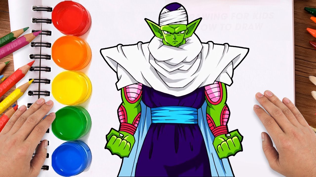 Online classes: How to draw Piccolo Dragon Ball z Drawing series#4 