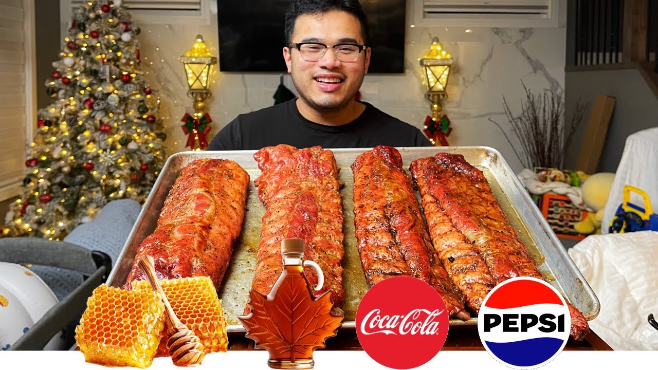Coca Cola - Pepsi Glazed Smoked Baby Back Ribs