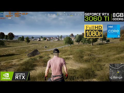 PUBG ERANGLE : RTX 3060 Ti 8GB +  I5 13600K ( 1080P Ultra Graphics & very Low Graphics )