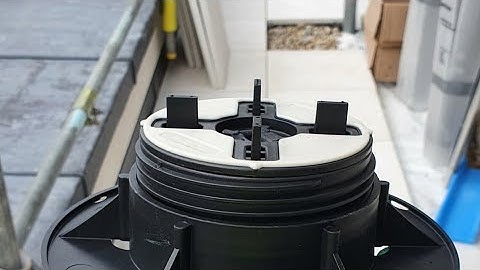 How to installing outdoor slabs with pedestal system
