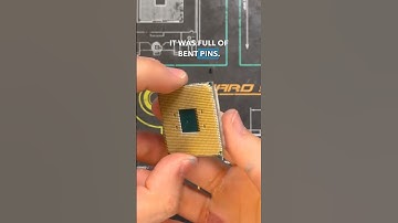 BENT PINS! #pcbuild #pcrepair #computerrepair #gamingpc #tech