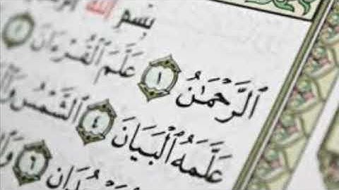 سورة الرحمن - لفضيلة الشيخ / رضوان العبسي