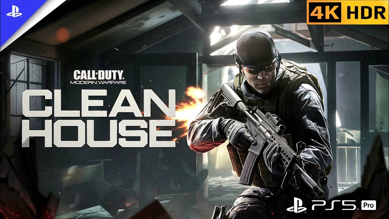 (PS5 PRO) Clean House | Most Realism NightVision Missions | COD: Modern ...