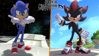 Movie Sonic & Shadow In Smash Bros Ultimate