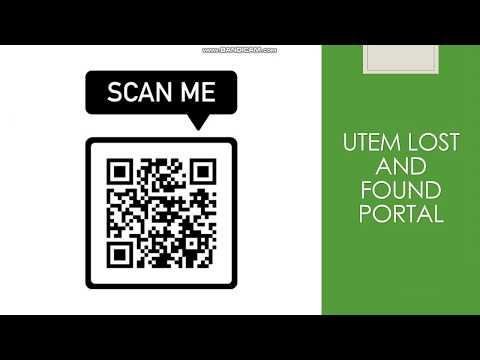 Guide for UTeM Lost And Found Portal