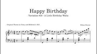A Little Birthday Waltz | Happy Birthday Variations