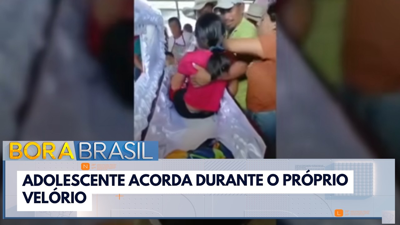 Adolescente acorda durante o próprio velório