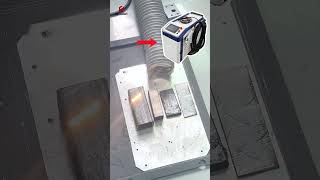 1500W Continuous Laser Cleaning Machine for Rusty Iron | Industrial Rust Removal #lasercleaning