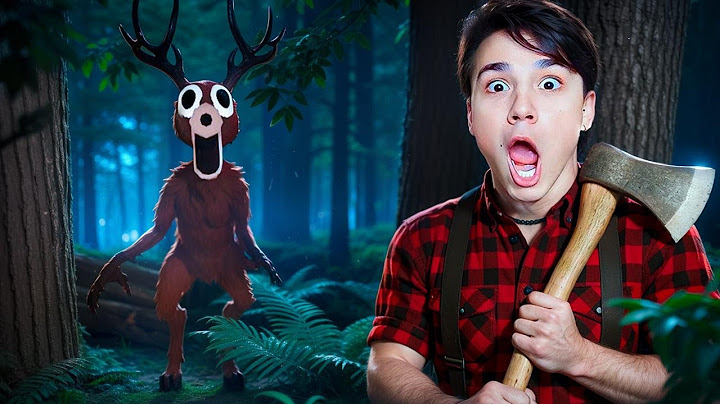 ОЛЕНЬ ЛЮДОЕД ХОЧЕТ СКУШАТЬ НА ОБЕД!😱 ПРОВЕЛ 99 НОЧЕЙ В ЛЕСУ!😨 ROBLOX
