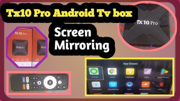 Mobile Screen Share With Tx10 Pro Android TV Box । Screen Mirroring Miracast anycast mobile 2024।