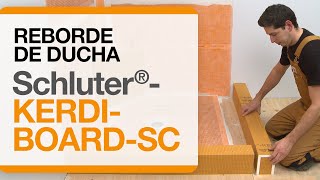 Como instalar un reborde de ducha: Schluter®-KERDI-BOARD-SC