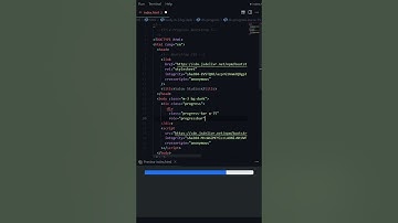 Progress bar using Bootstrap 5 #shorts #coding #html