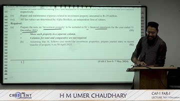FAR 1 Sir H M Umer Lecture Test 07 Discussion