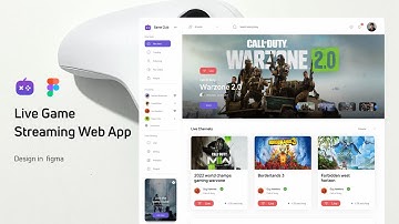Live Game Streaming Web App Design In Figma In 60 Minute