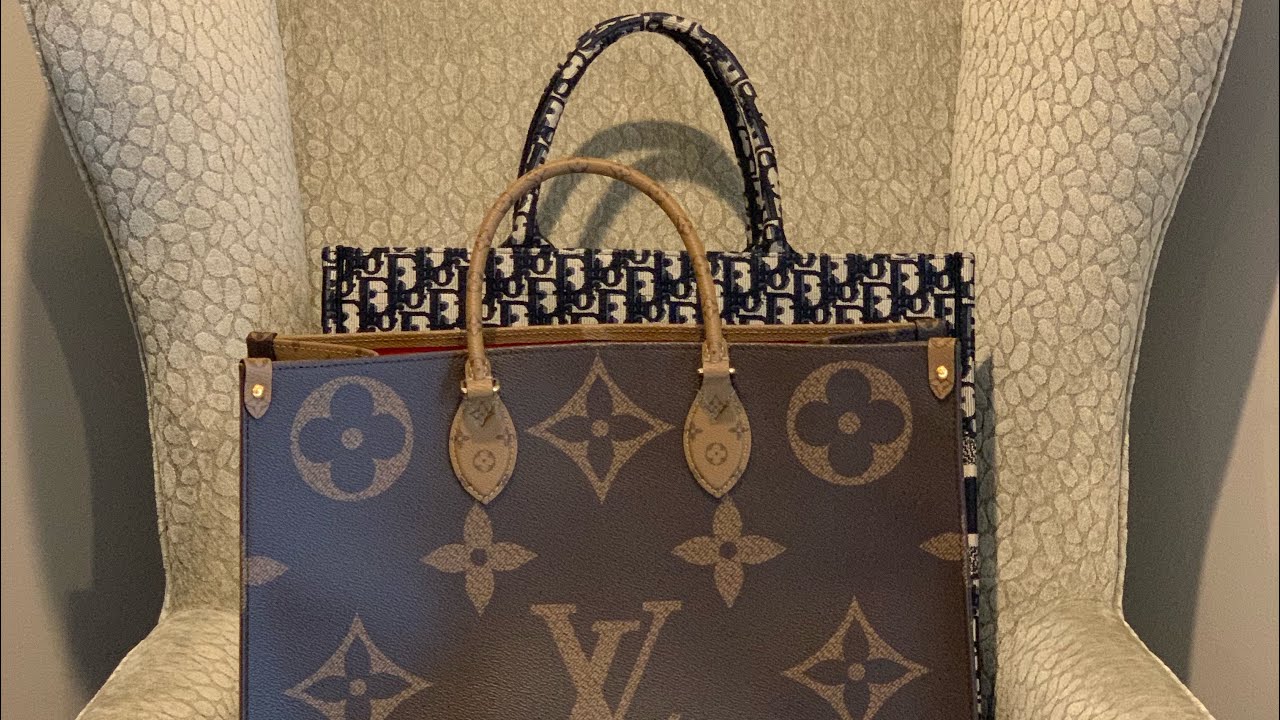 Louis Vuitton OnTheGo tote MM Vs GM Bag Size Comparison