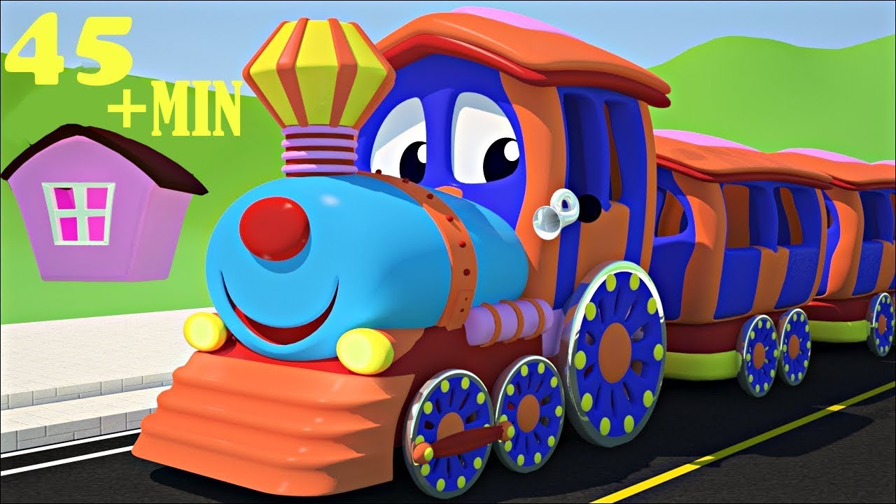 Round and round train. Nursery Rhymes about Train. Kids Songs Wheels on the Bus +more Nursery Rhymes. Dave and Ava number Train.