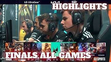 RGE vs G2 - All Games Highlights | Grand Finals LEC 2022 Spring Playoffs | Rogue vs G2 Esports Full