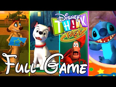 Disney THiNK Fast FULL GAME (Wii, PS2)