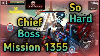 Dead Target : Zombie 🧟|| mission 1355 ❤️|| (chief)👻 boss mission 🔥 || android zombie gameplay 😀 screenshot 5