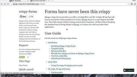 Part-16 Django Crispy Forms