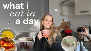 what i eat in a day at home! (realistic, easy, plant-based)