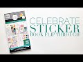 Happy Planner Celebrate Sticker Book Flip Through