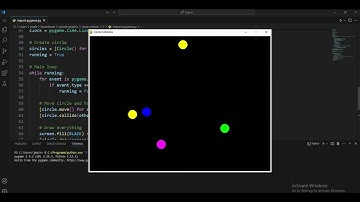 How to Make a Circle Collision Game using Python and Pygame