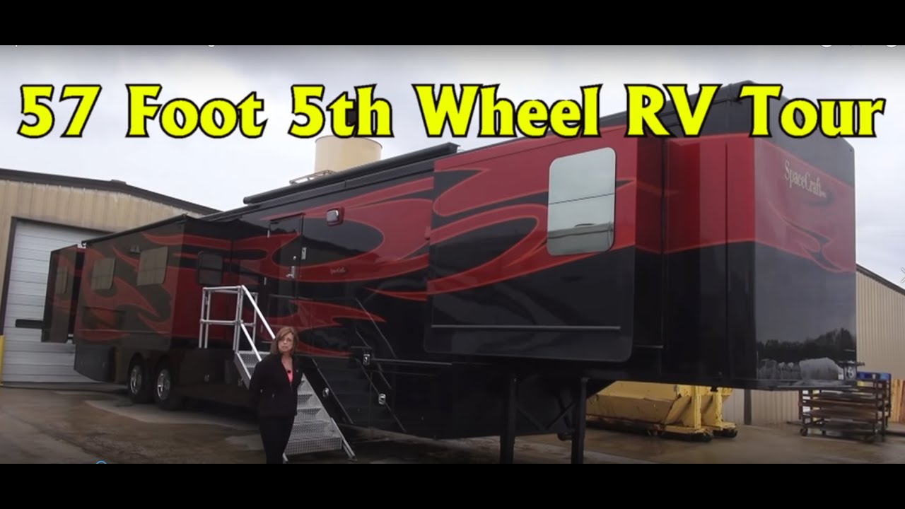 Spacecraft RV Manufacturing 57 foot Custom 5th Wheel RV Coach - YouTube 57 Foot Spacecraft 5th Wheel For Sale