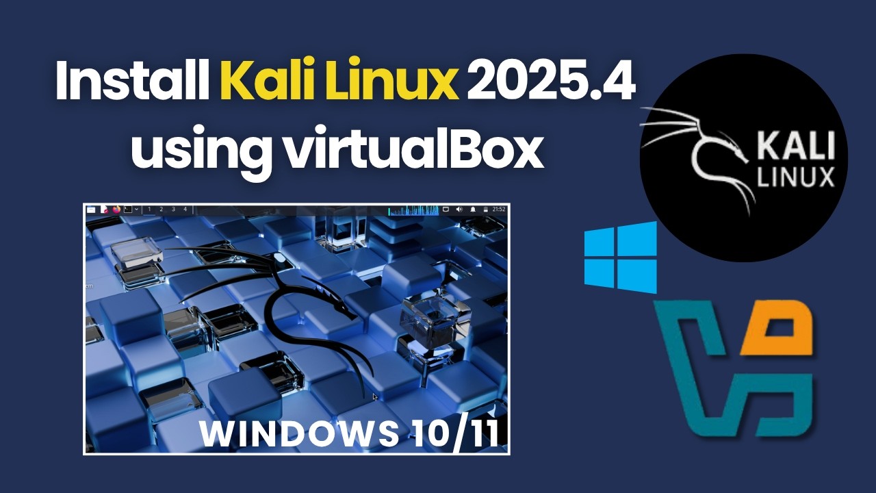 Install Kali Linux 2025.4 in VirtualBox | Step by Step Guide 🔥 (2026 ...