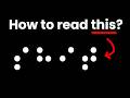 How does braille work