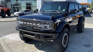 2021 Ford Bronco Badlands+ 360 Camera, NAV, Removable Doors Review | Island Ford screenshot 5