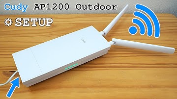 Cudy AP1200 Outdoor access point Wi-Fi dual band • Unboxing, installation, configuration and test