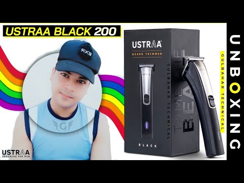 ustraa trimmer black 200