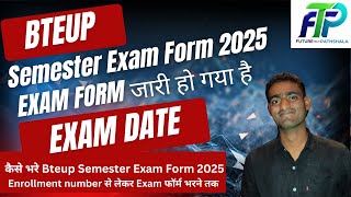🔴 BTEUP Exam Form Kaise Bhare 2025 | Step by Step BTEUP Student Login Se Exam Form Fill Kare 2025