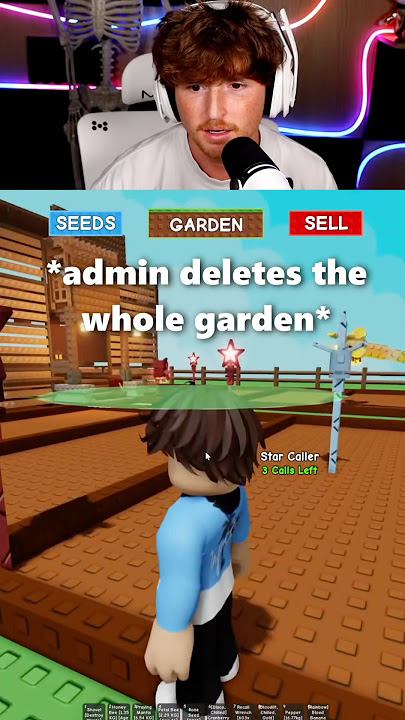 Grow a Garden Admin DELETES MY WHOLE GARDEN