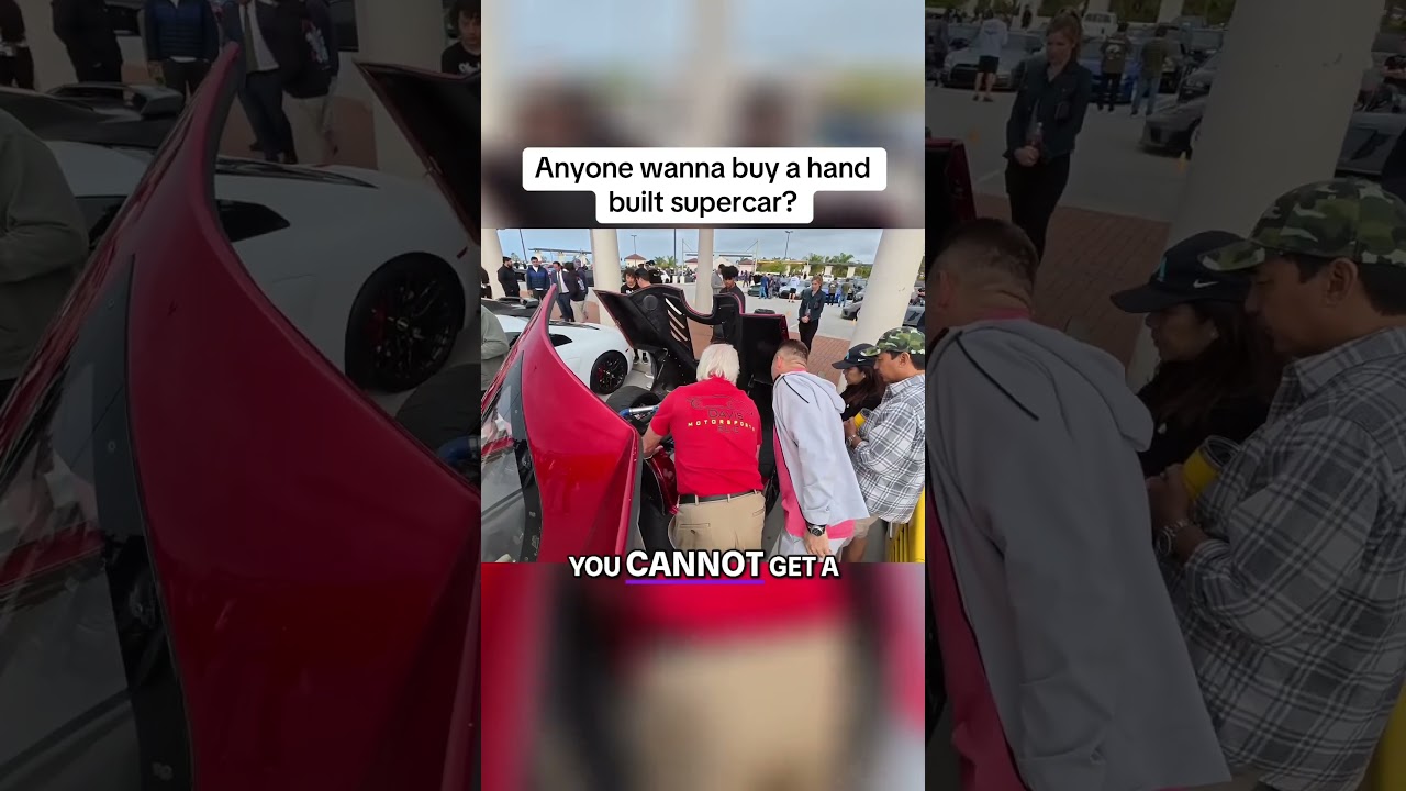 Anyone wanna buy a hand built supercar? 