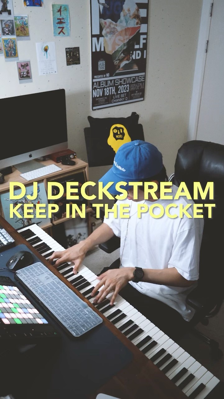 DJ Deckstream - Keep In The Pocket on piano #jhiphop